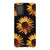 Galaxy A71 5G Satin (Semi-Matte) Black Sunflower Tough Phone Case - The Urban Flair