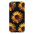 iPhone 6s Plus Satin (Semi-Matte) Black Sunflower Tough Phone Case - The Urban Flair