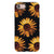 Black Sunflower Tough Phone Case iPhone 7/8 Satin [Semi-Matte] exclusively offered by The Urban Flair
