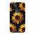 Pixel 5 5G Satin (Semi-Matte) Black Sunflower Tough Phone Case - The Urban Flair