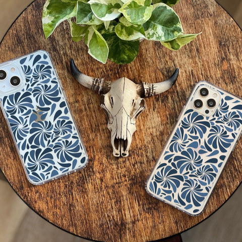 Blue Abstract Splashes Phone Case For iPhone 13 12 Mini 11 Pro Max XR 7 8 Plus Clear Phone Cover With Aesthetic Drops Design Galaxy S22 Feat