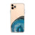 Blue Agate Geode Clear Phone Case iPhone 12 Pro Max by The Urban Flair (Blue Agate Geode Clear Phone Case iPhone 11 Pro Max Exclusively at The Urban Flair Feat)