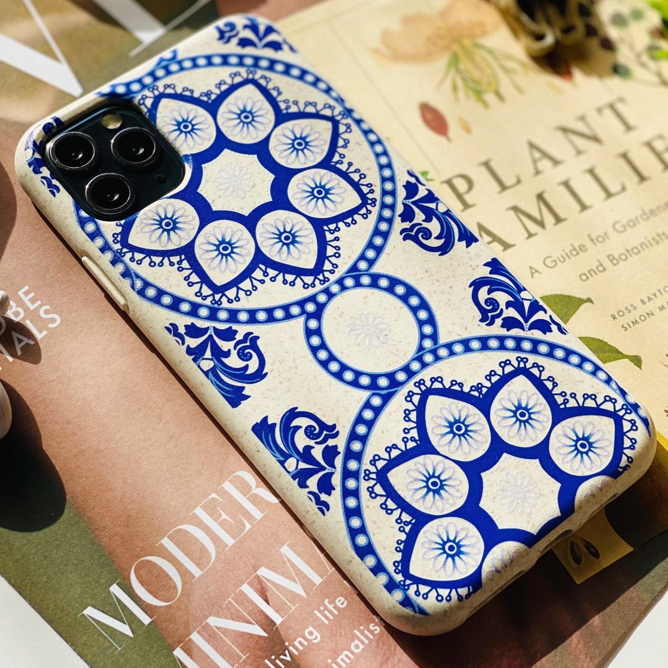 Blue Mosaic Tile Biodegradable Phone Case Blue Mosaic Tile Biodegradable Phone Case