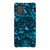 Galaxy A71 5G Satin (Semi-Matte) Blue Tortoise Shell Print Tough Phone Case - The Urban Flair