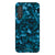 Galaxy A90 5G Satin (Semi-Matte) Blue Tortoise Shell Print Tough Phone Case - The Urban Flair
