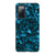 Galaxy S20 FE Satin (Semi-Matte) Blue Tortoise Shell Print Tough Phone Case - The Urban Flair