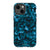 iPhone 13 Mini Gloss (High Sheen) Blue Tortoise Shell Print Tough Phone Case - The Urban Flair