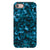 Blue Tortoise Shell Print Tough Phone Case iPhone 7/8 Satin [Semi-Matte] exclusively offered by The Urban Flair