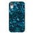 iPhone XR Satin (Semi-Matte) Blue Tortoise Shell Print Tough Phone Case - The Urban Flair
