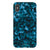 iPhone XS Max Satin (Semi-Matte) Blue Tortoise Shell Print Tough Phone Case - The Urban Flair