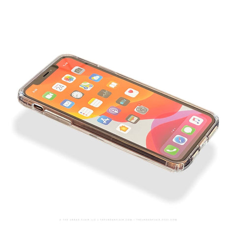 Boho Abstract Lines Clear Phone Case For iPhone 13 Pro Max 12 Mini XR 7 8 SE 2022 & Samsung Galaxy S21 Ultra Cover With Aesthetic Design Feat