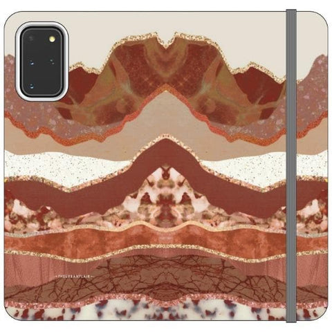Galaxy S20 Plus Boho Brick Layers Wallet Phone Case - The Urban Flair
