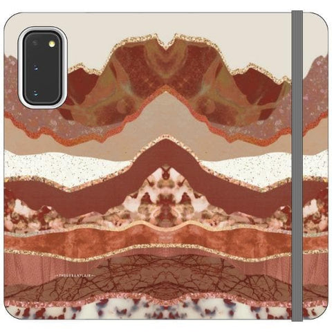Galaxy S20 Boho Brick Layers Wallet Phone Case - The Urban Flair