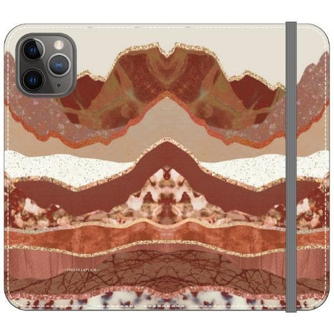 iPhone 11 Pro Boho Brick Layers Wallet Phone Case - The Urban Flair