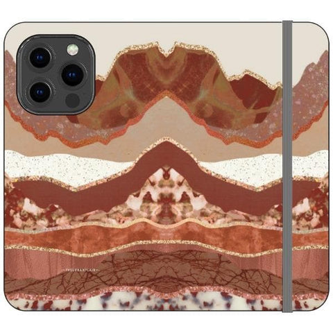 iPhone 13 Pro Boho Brick Layers Wallet Phone Case - The Urban Flair