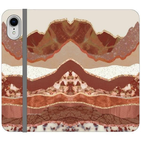 iPhone XR Boho Brick Layers Wallet Phone Case - The Urban Flair