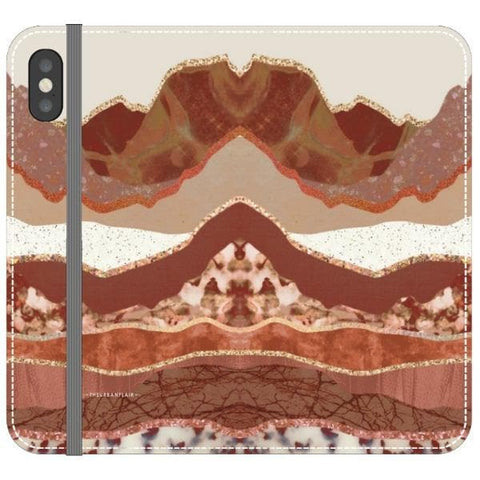 iPhone X/XS Boho Brick Layers Wallet Phone Case - The Urban Flair