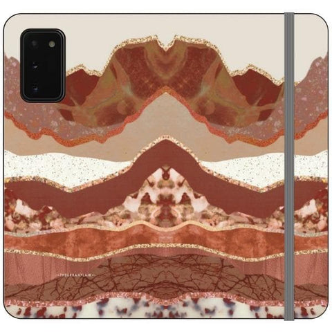 Note 20 Boho Brick Layers Wallet Phone Case - The Urban Flair