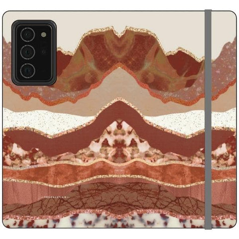 Note 20 Ultra Boho Brick Layers Wallet Phone Case - The Urban Flair