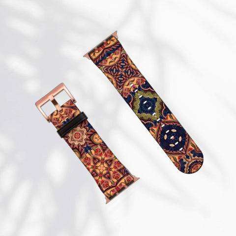 Boho Mosaic Tile Apple Watch Band - The Urban Flair (Feat)