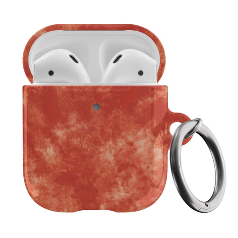 Shop The Boho Rust Tiedye Airpods Case Exclusively at The Urban Flair - Trendy Aesthetic Covers Available For Your Original Apple AirPods and AirPods Pro Feat
