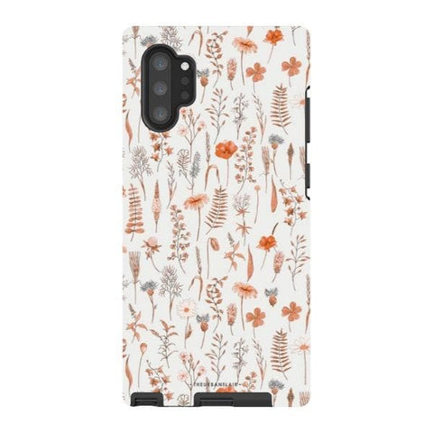 Galaxy Note 10 Plus Gloss (High Sheen) Boho Wildflowers Tough Phone Case - The Urban Flair