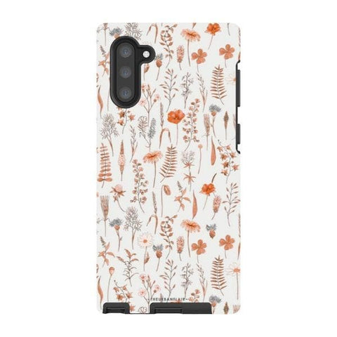 Galaxy Note 10 Satin (Semi-Matte) Boho Wildflowers Tough Phone Case - The Urban Flair