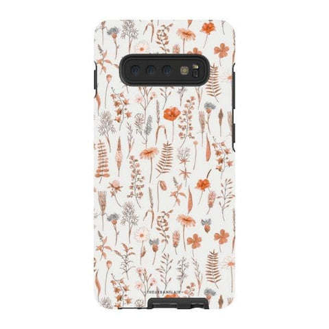 Galaxy S10 Plus Gloss (High Sheen) Boho Wildflowers Tough Phone Case - The Urban Flair