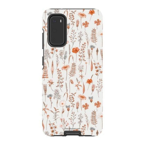 Galaxy S20 Gloss (High Sheen) Boho Wildflowers Tough Phone Case - The Urban Flair