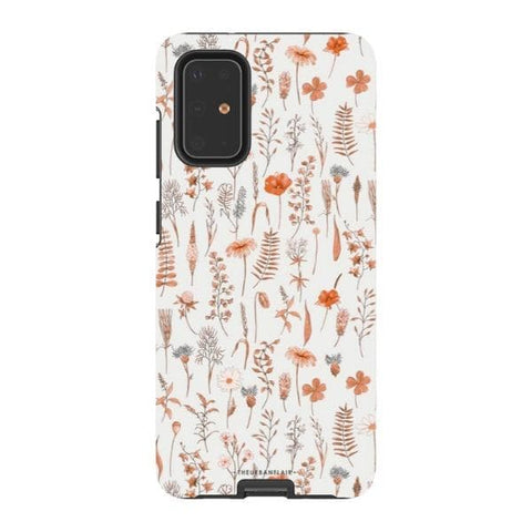 Galaxy S20 Plus Satin (Semi-Matte) Boho Wildflowers Tough Phone Case - The Urban Flair