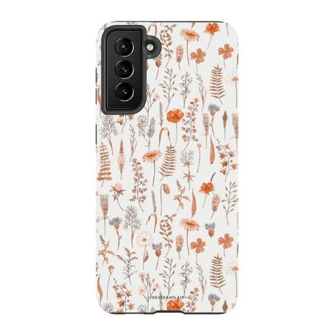 Galaxy S21 Plus Satin (Semi-Matte) Boho Wildflowers Tough Phone Case - The Urban Flair
