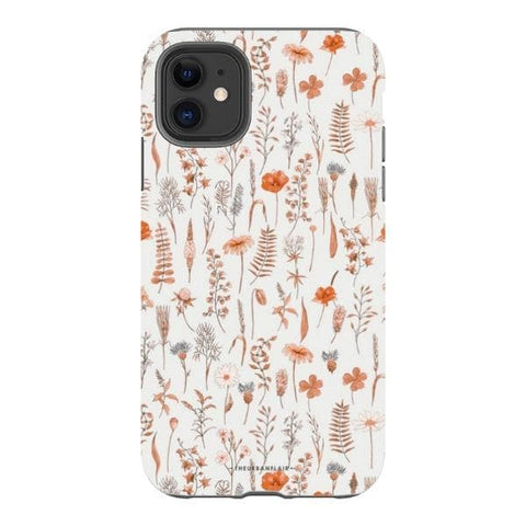iPhone 11 Satin (Semi-Matte) Boho Wildflowers Tough Phone Case - The Urban Flair