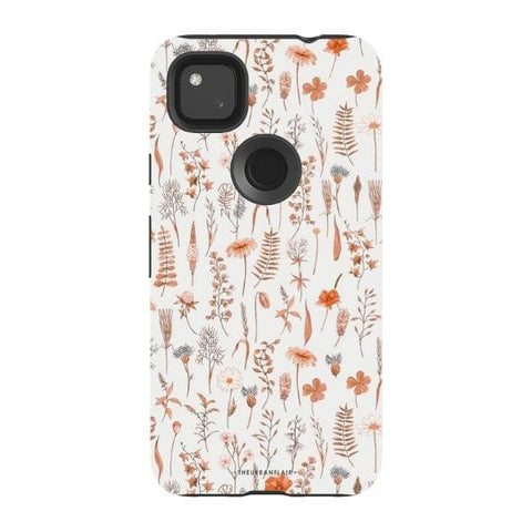 Pixel 4A 4G Gloss (High Sheen) Boho Wildflowers Tough Phone Case - The Urban Flair