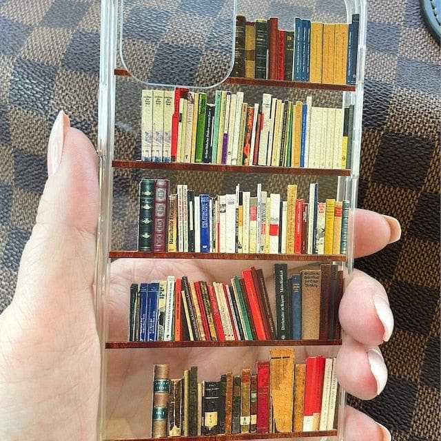 Book Shelf Clear Phone Case for Apple iPhone 15 (& more!)– The Urban Flair
