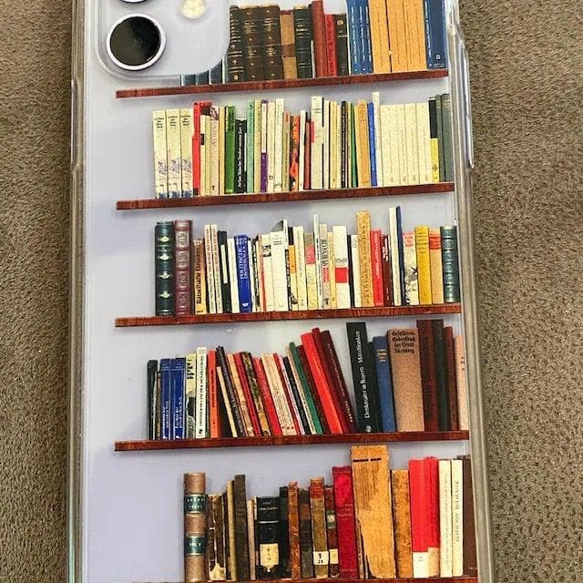 Book Shelf Clear Phone Case for Apple iPhone 15 (& more!)– The Urban Flair Book Shelf Clear Phone Case for Apple iPhone 15 (& more!)– The Urban Flair
