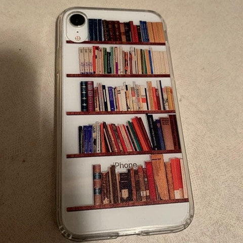 Book Shelf Clear Phone Case iPhone 12 Pro Max by The Urban Flair (Customer Feat)