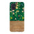 Botanical Wood Print Tough Phone Case Galaxy A51 4G Gloss [High Sheen] exclusively offered by The Urban Flair