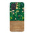 Botanical Wood Print Tough Phone Case Galaxy A71 4G Gloss [High Sheen] exclusively offered by The Urban Flair