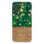 Botanical Wood Print Tough Phone Case Galaxy A90 5G Satin [Semi-Matte] exclusively offered by The Urban Flair