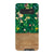 Botanical Wood Print Tough Phone Case Galaxy S10 Plus Gloss [High Sheen] exclusively offered by The Urban Flair