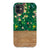 Botanical Wood Print Tough Phone Case iPhone 11 Gloss [High Sheen] exclusively offered by The Urban Flair