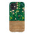 Botanical Wood Print Tough Phone Case iPhone 12 Mini Gloss [High Sheen] exclusively offered by The Urban Flair
