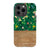 Botanical Wood Print Tough Phone Case iPhone 13 Pro Gloss [High Sheen] exclusively offered by The Urban Flair