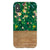 Botanical Wood Print Tough Phone Case iPhone X/XS Gloss [High Sheen] exclusively offered by The Urban Flair