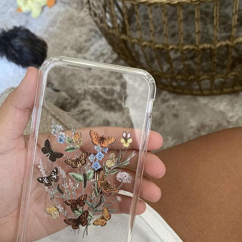 Botany Butterfly Clear Phone Case iPhone 12 Pro Max by The Urban Flair (Customer Feat)
