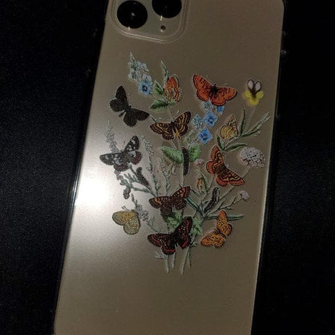 Botany Butterfly Clear Phone Case iPhone 12 Pro Max by The Urban Flair (Customer Feat)