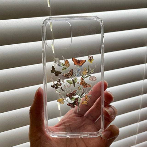 Botany Butterfly Clear Phone Case iPhone 12 Pro Max by The Urban Flair (Customer Feat)