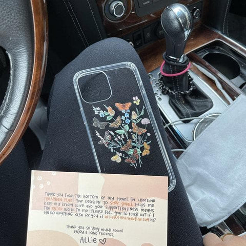 Botany Butterfly Clear Phone Case iPhone 12 Pro Max by The Urban Flair (Customer Feat)