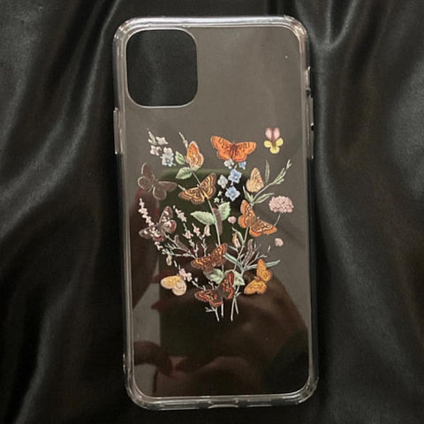 Botany Butterfly Clear Phone Case iPhone 12 Pro Max by The Urban Flair (Customer Feat)
