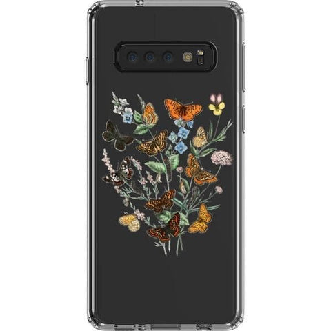 Galaxy S10 Botany Butterfly Clear Phone Case - The Urban Flair